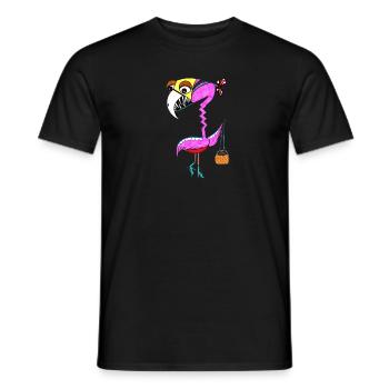 Flamingo - Männer T-Shirt - Schwarz - Vorne - AI Model Male 178 light (178cm)