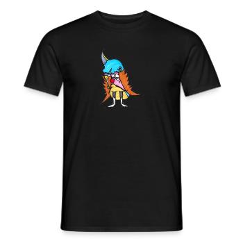 Clown - Männer T-Shirt - Schwarz - Vorne - AI Model Male 178 light (178cm)