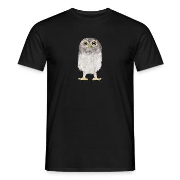 Hibou - T-shirt homme - noir - Devant - AI Model Male 178 light (178cm)