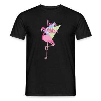 I'm a Pelikan - Men's T-Shirt - black - Front - AI Model Male 178 light (178cm)