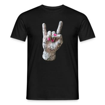 Rock and Roll - Men's T-Shirt - black - Front - AI Model Male 178 light (178cm)