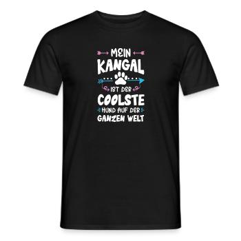 Dicton du chien Kangal - T-shirt homme - noir - Devant - AI Model Male 178 light (178cm)