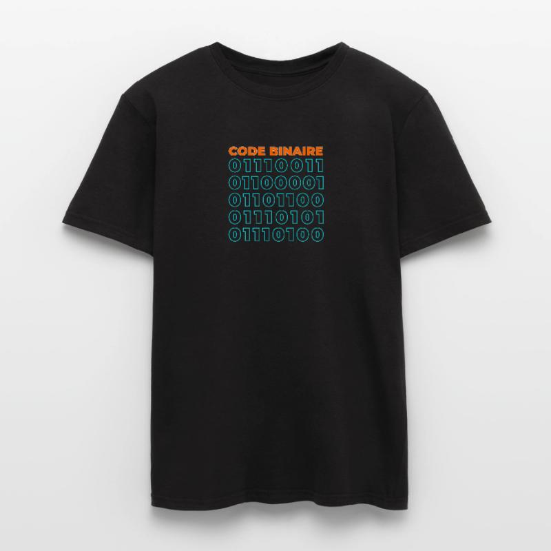 Code binaire T-shirt homme