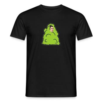 LVG Bush Sammlung - Männer T-Shirt - Schwarz - Vorne - AI Model Male 178 light (178cm)