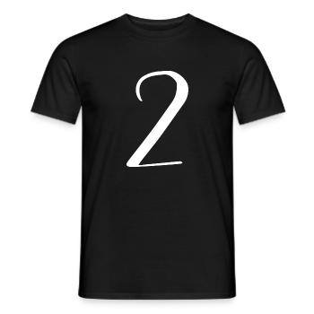 2 - T-shirt homme - noir - Devant - AI Model Male 178 light (178cm)