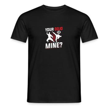 Your Dojo Or Mine Gym Boxer Männer Frauen - Männer T-Shirt - Schwarz - Vorne - AI Model Male 178 light (178cm)