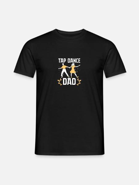 Tap Dance Dad Stepptanz für Stepptänzer - T-shirt herr - svart