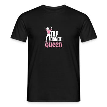 Tap Dance Queen claquettes pour danseurs de claquettes - T-shirt homme - noir - Devant - AI Model Male 178 light (178cm)
