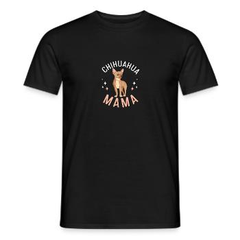 Chihuahua Mama Dog Lover Chihuahua - T-shirt homme - noir - Devant - AI Model Male 178 light (178cm)