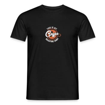 This Is My Coffee Roasting Shirt For Men Women - Men's T-Shirt - black - Front - AI Model Male 178 light (178cm)