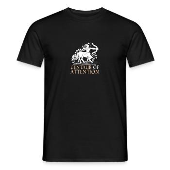 Centaur Of Attention Griechische Mythologie Für - Männer T-Shirt - Schwarz - Vorne - AI Model Male 178 light (178cm)