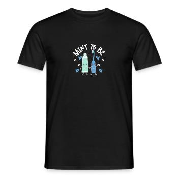 Mint To Be Pour Dentistes Assistants Dentaires - T-shirt homme - noir - Devant - AI Model Male 178 light (178cm)