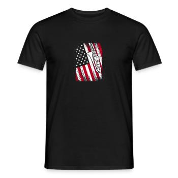Posaune USA Für Posaunisten - Männer T-Shirt - Schwarz - Vorne - AI Model Male 178 light (178cm)