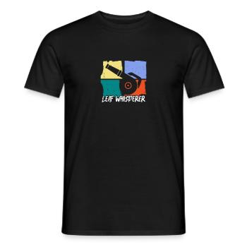 Leaf Whisperer Gardening Garden Leaf Blower - Men's T-Shirt - black - Front - AI Model Male 178 light (178cm)