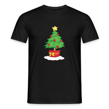 Christmas Tree - T-shirt homme - noir - Devant - AI Model Male 178 light (178cm)
