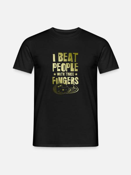 Bowling funny saying - Men's T-Shirt - black