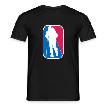 Wandern Bergwanderung Bergsteigen Geschenk - Männer T-Shirt - Schwarz - Vorne - AI Model Male 178 light (178cm)