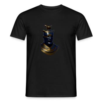 The samouraïs memory - T-shirt homme - noir - Devant - AI Model Male 178 light (178cm)