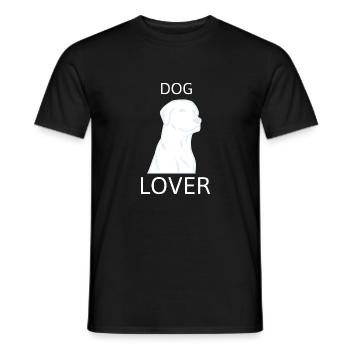 Hunde Liebhaber Dog Love Design Retriever - Männer T-Shirt - Schwarz - Vorne - AI Model Male 178 light (178cm)