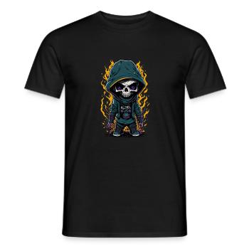 Geist - T-shirt homme - noir - Devant - AI Model Male 178 light (178cm)