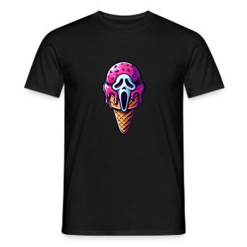 Ice Scream - Men's T-Shirt - black - Front - AI Model Male 178 light (178cm)