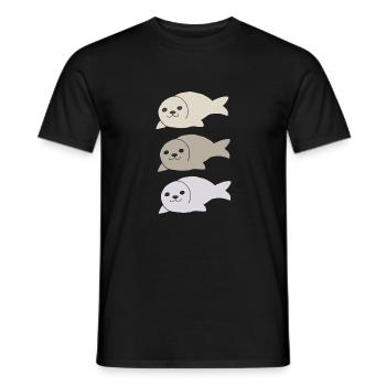 Robbe Triple - T-shirt homme - noir - Devant - AI Model Male 178 light (178cm)