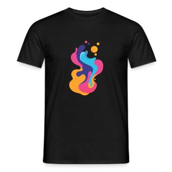 Pigeons pigeon dung pigeon egg - Men's T-Shirt - black - Front - AI Model Male 178 light (178cm)