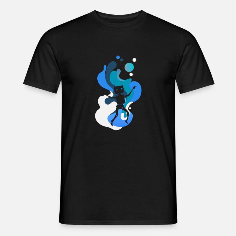 Robotik Robotics Tech - Männer T-Shirt - Schwarz