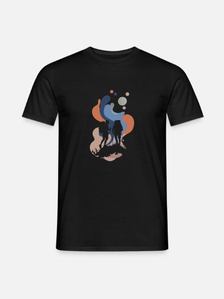 Hiking Mountaineering Hikers - Men's T-Shirt - black