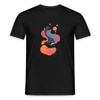 Swimmer Diving Goggles Scuba - Men's T-Shirt - black - Front - AI Model Male 178 light (178cm)