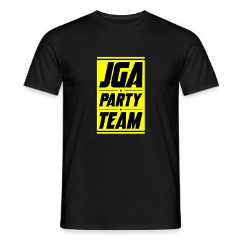 Jga Party Team Junggeselle - Männer T-Shirt - Schwarz - Vorne - AI Model Male 178 light (178cm)