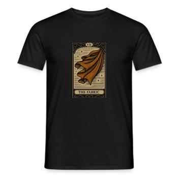 Tarot Tailoring the Flowing Fabric - Men's T-Shirt - black - Front - AI Model Male 178 light (178cm)