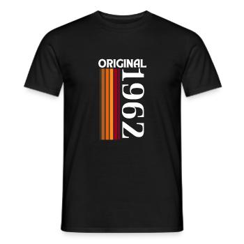 1962 Cadeau d’anniversaire Vintage Vintage Rétro - T-shirt homme - noir - Devant - AI Model Male 178 light (178cm)