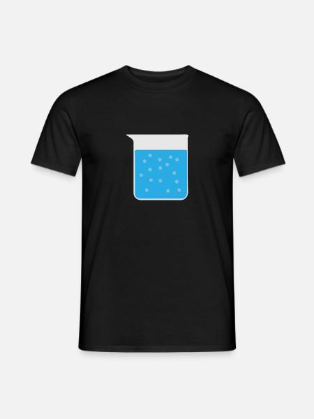Chemie Becherglas mit kochendem Wasser - Geschenk - Männer T-Shirt - Schwarz