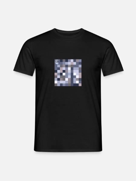 Pi mit Erdkugel - Männer T-Shirt - Schwarz