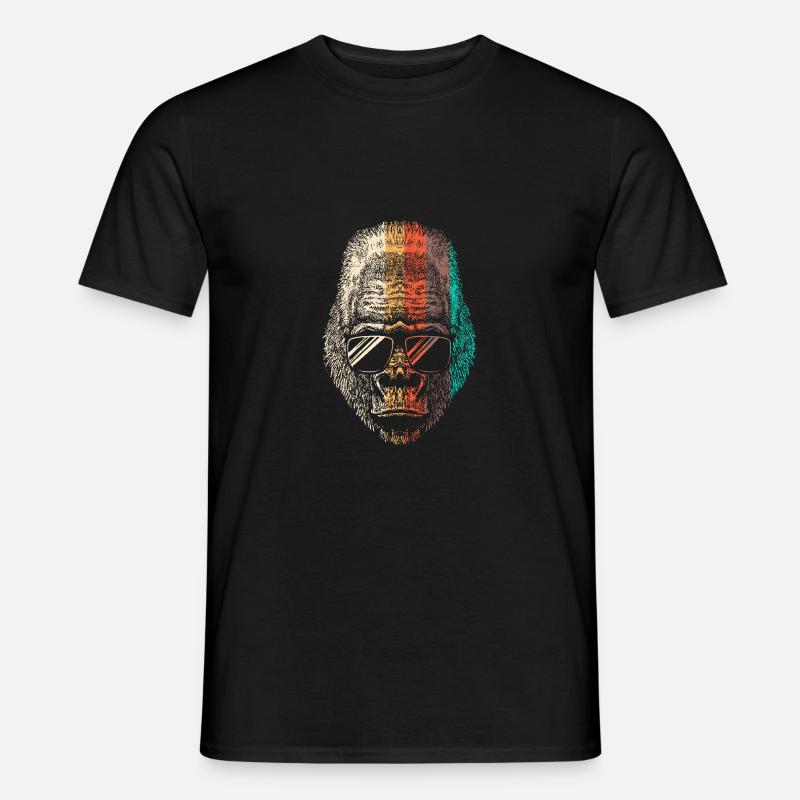Gorilla - Männer T-Shirt - Schwarz
