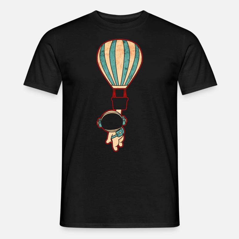 Astronaut Raumfahrt - Männer T-Shirt - Schwarz