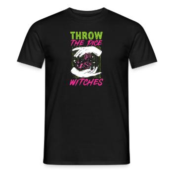 Bunco Dice Game - Men's T-Shirt - black - Front - AI Model Male 178 light (178cm)