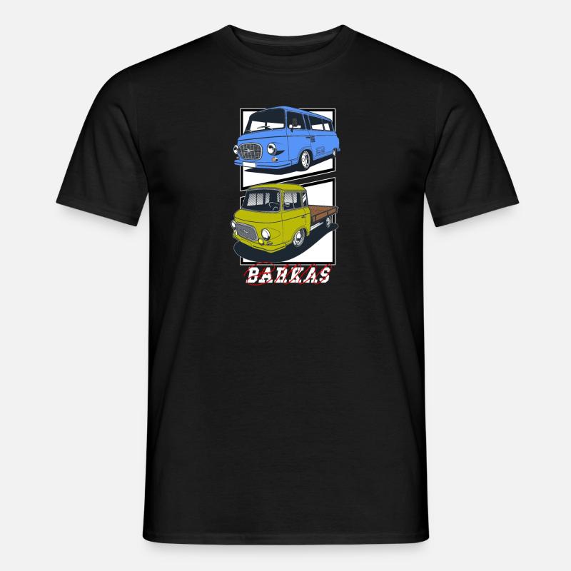 barkas B1000 Bus Pritsche - Männer T-Shirt - Schwarz