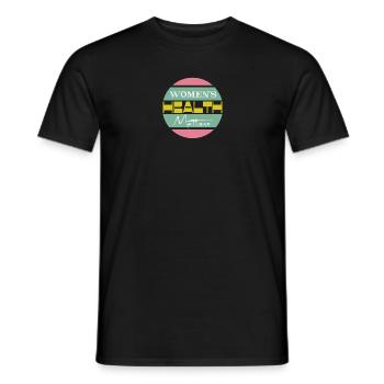 Women's health matters Frauengesundheit - Men's T-Shirt - black - Front - AI Model Male 178 light (178cm)
