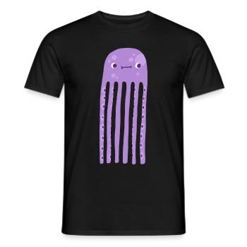 Oktopus - Männer T-Shirt - Schwarz - Vorne - AI Model Male 178 light (178cm)