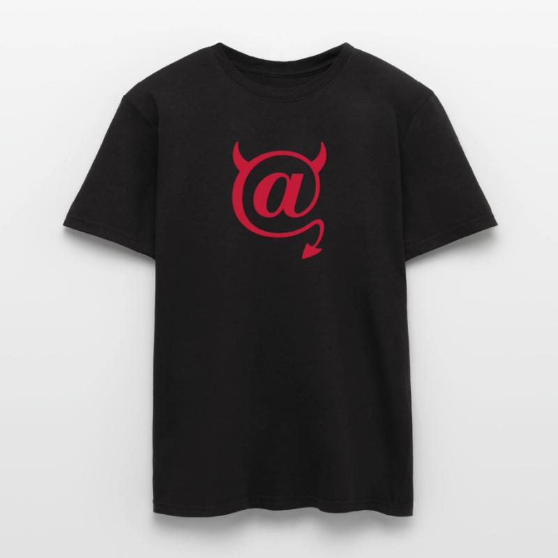 Devil @ Devil Nerd Programmeur de symboles IT T-shirt homme