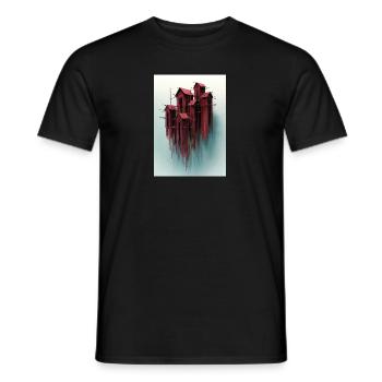 Maisons effrayantes - T-shirt homme - noir - Devant - AI Model Male 178 light (178cm)
