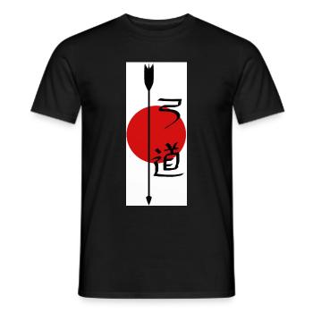Bogenschießen Bogenschiessen Archery Pfeil Bogen - Männer T-Shirt - Schwarz - Vorne - AI Model Male 178 light (178cm)