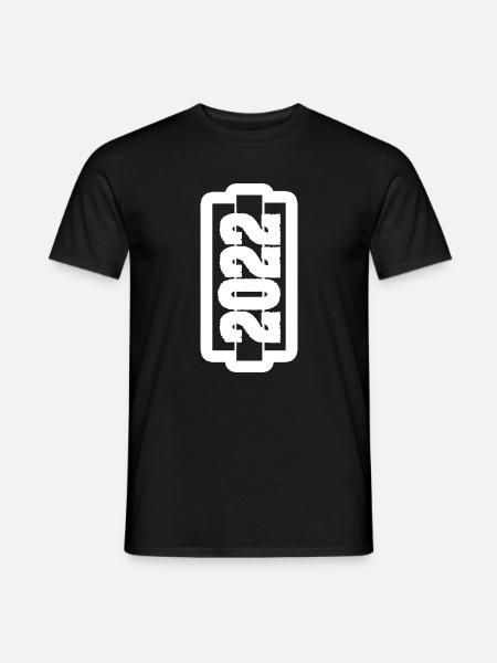 Jahr 2022 - Männer T-Shirt - Schwarz