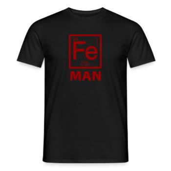 Iron Man - Premium Design - Men's T-Shirt - black - Front - AI Model Male 178 light (178cm)