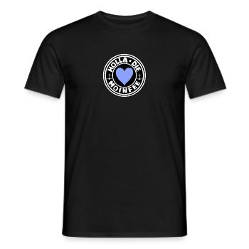Mussel Worms vs Holla the MoinFairy - Men's T-Shirt - black - Front - AI Model Male 178 light (178cm)