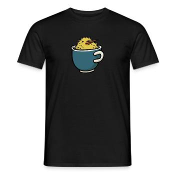Coupe poussins - T-shirt homme - noir - Devant - AI Model Male 178 light (178cm)