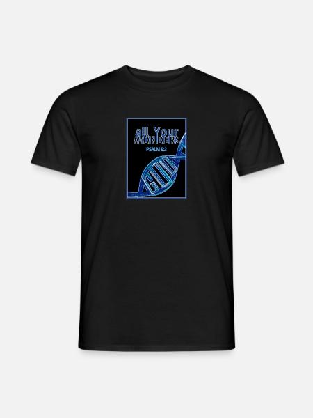 all YOUR wonders DNA - Men's T-Shirt - black