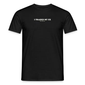 I TRADED MY EX - BEST DEAL EVER - Men's T-Shirt - black - Front - AI Model Male 178 light (178cm)